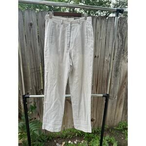 Mondo Striped Linen Pants – Size 10 inv 487